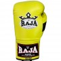 Raja Boxing "Single" Боксерские Перчатки Тайский Бокс Шнурки Yellow-Black